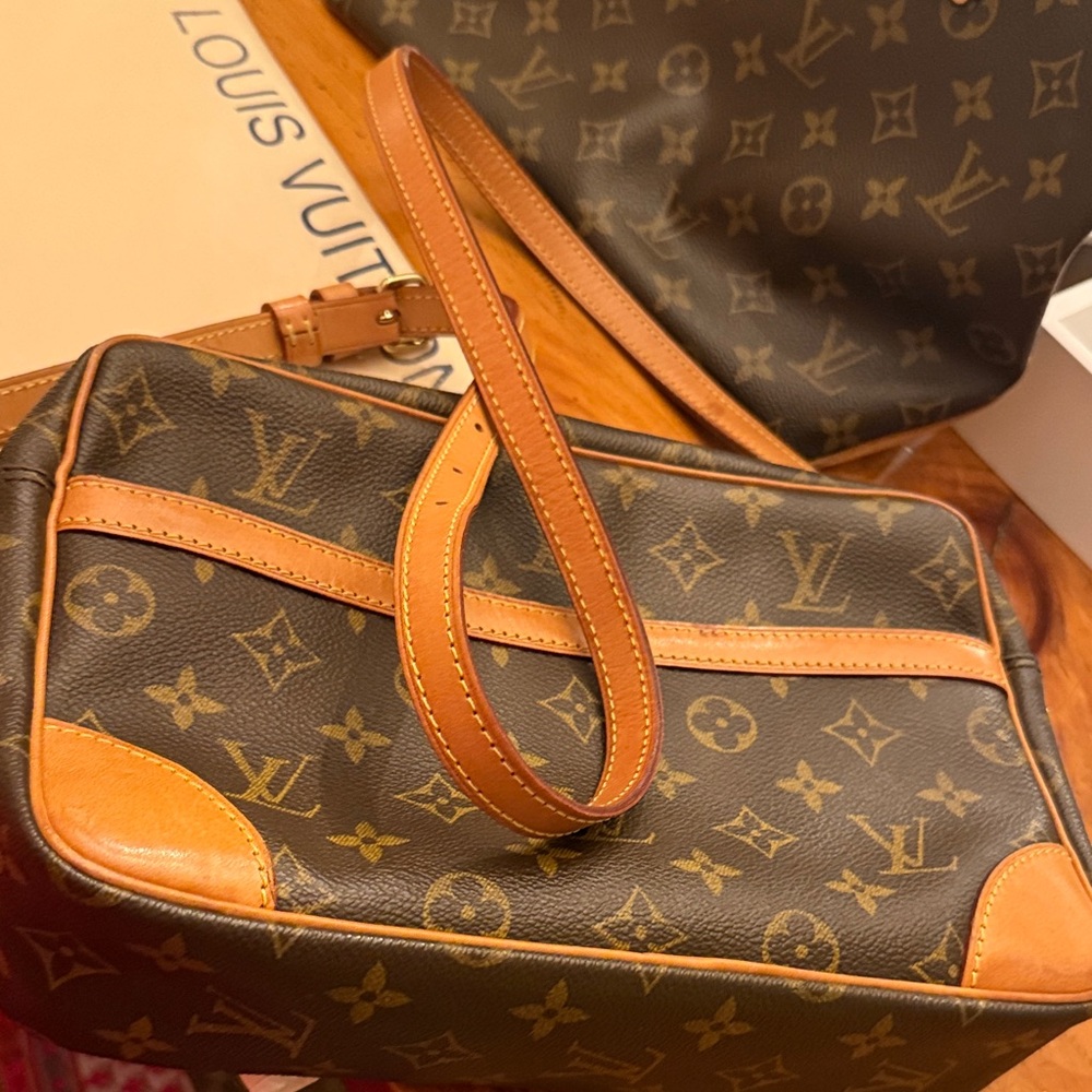 🧳AUTHENTIC ✅ Louis Vuitton Monogram Trocadero 27 M51274 Shoulder Bag Women - Picture 15 of 17